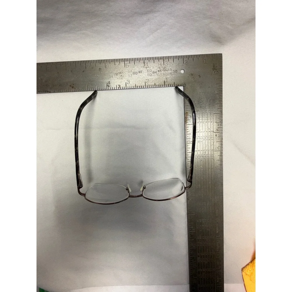 Lauren Hutton Africa Eyeglasses‎ L321 Brown Semi-Rimless Frames 53-18-135